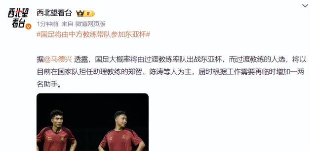 国足东亚杯新帅人选浮出水面，球迷建议高洪波助阵，期待重振旗鼓的简单介绍